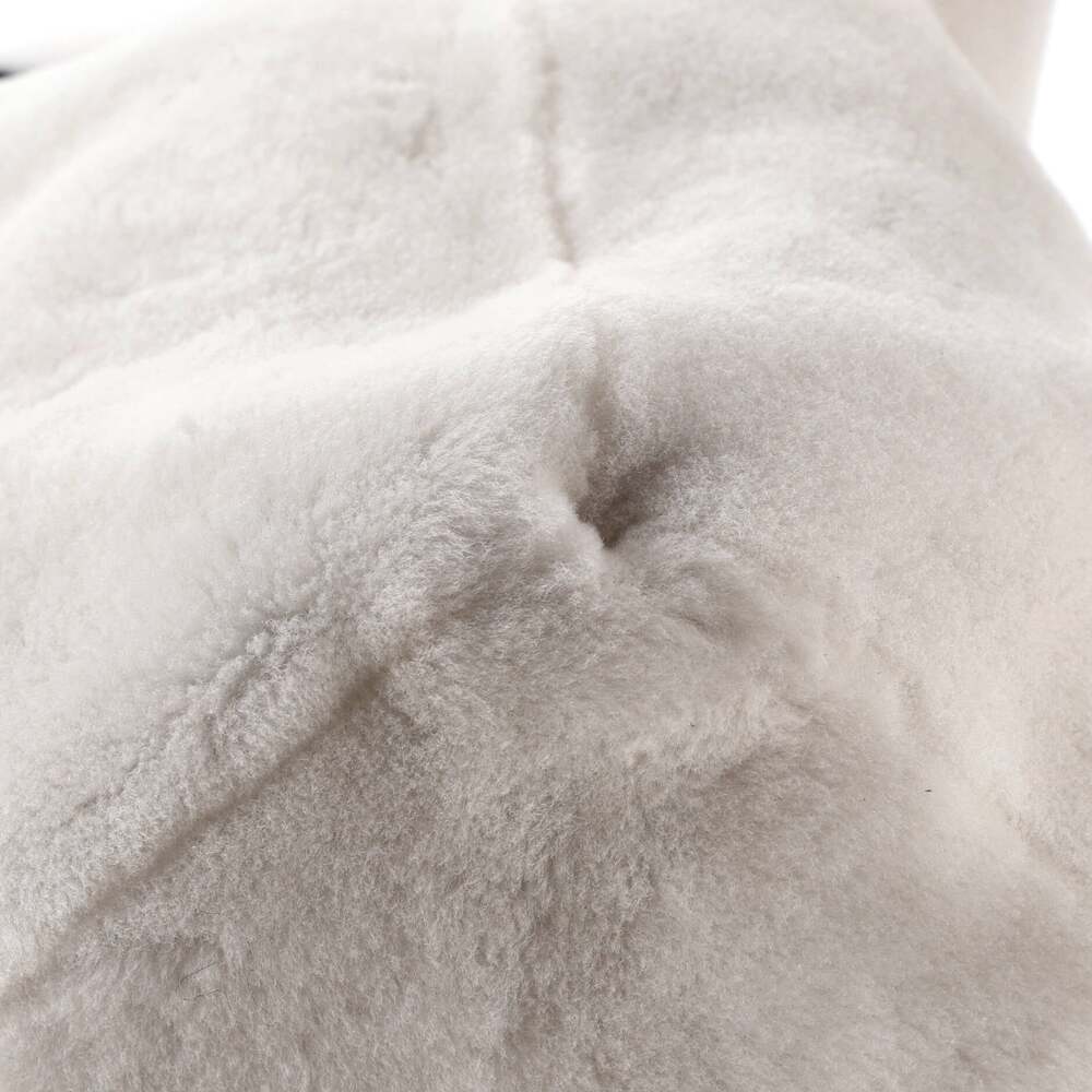 Prada Logo Tote Shearling Medium #242623P12B - Picture 7 of 9